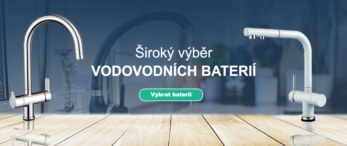 Široký výběr vodních baterií